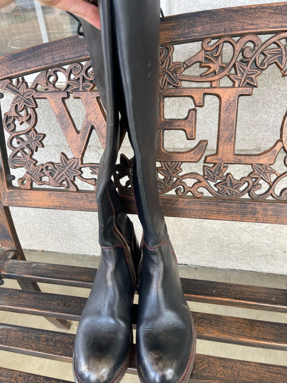 Tall Leather Boots - Picture 4 of 13